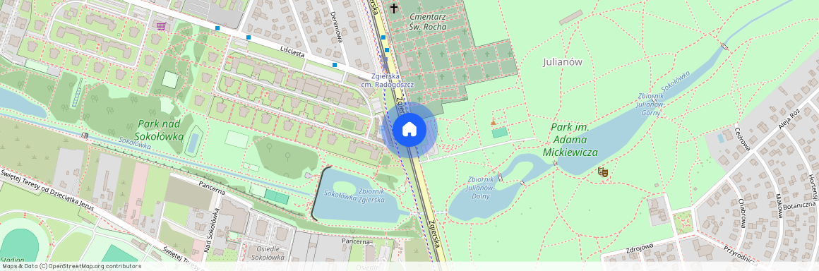 Zgierska, Julianów, Bałuty, Łódź, łódzkie