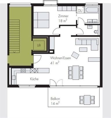2.5 Zimmer, 5. Stock - Photo 1