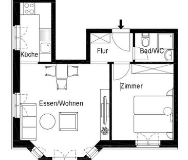 Schmucke Stadtwohnung mitten im Zentrum - Photo 5
