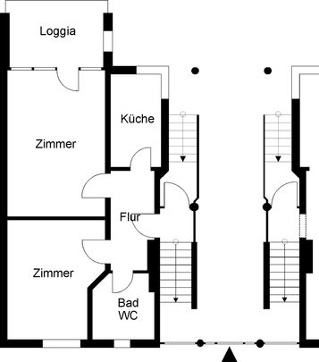 2-Zimmer-Wohnung in verkehrsberuhigtem Wohngebiet // EG Wohnung 1 - Photo 1