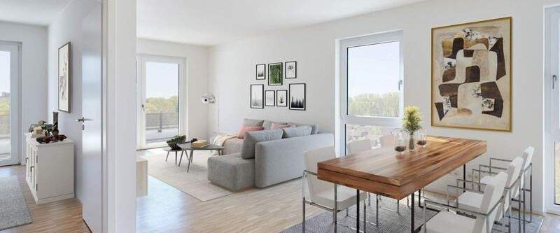 Perfekt für Singles und Paare! Moderne 2-Zimmer Wohnung mit Balkon - Photo 1