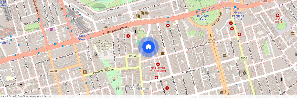 Waverley Court, 34-37 Beaumont Street, London, W1G