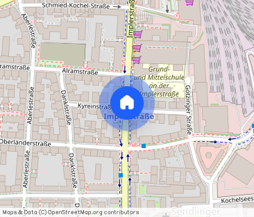 2-Zimmer-Wohnung mit EBK in Sendling - Nähe Harras - Foto 1