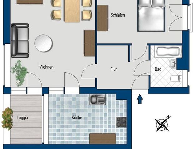 Nachmieter ab 16.12.2025 gesucht - Photo 1