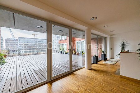 Großzügige möblierte Wohnung mit Balkon, Ausblick aufs Wasser und Parkplatz in Hamburg-HafenCity - Foto 4
