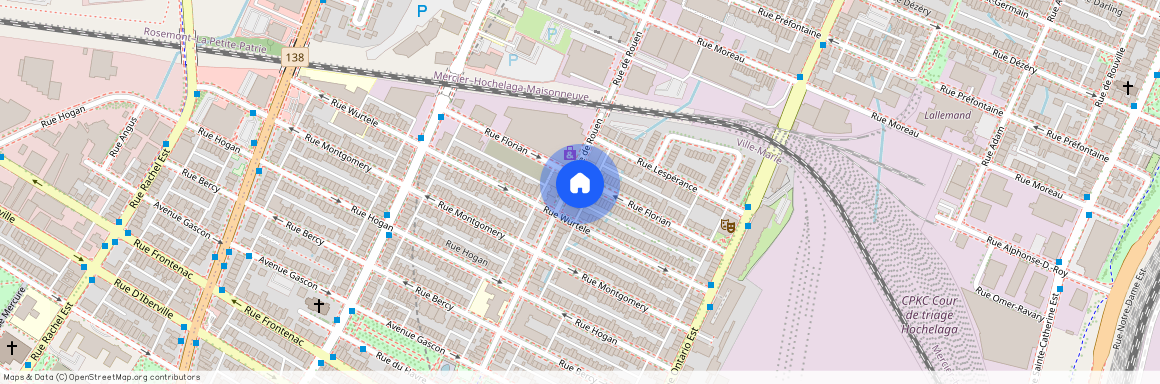 2882 Rue de Rouen, Ville-Marie, Ville-Marie, Ile de Montréal, H2K 1N3