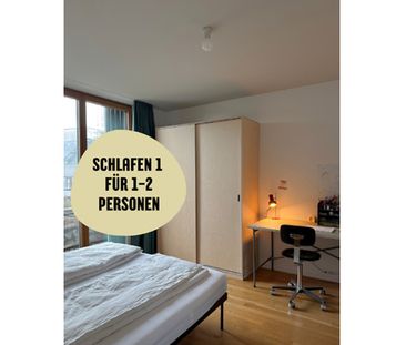 3½ Zimmer-Wohnung in Basel - St. Johann, möbliert, auf Zeit - Photo 3