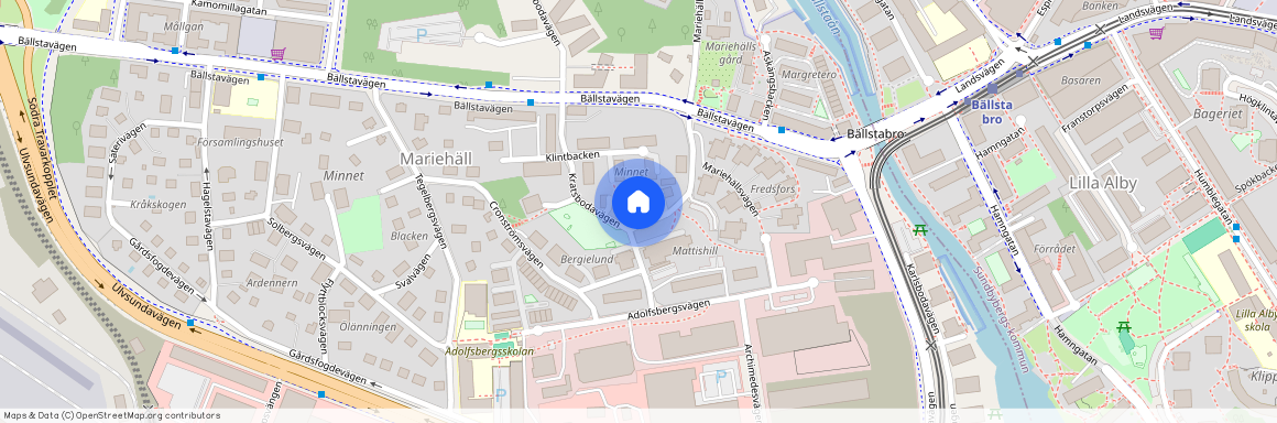 Mariastaden, Mariehällsvägen 1