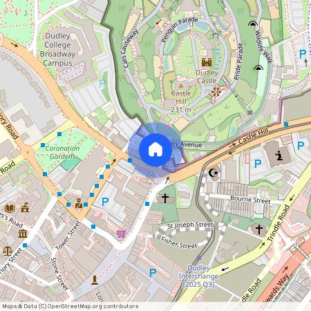 The Broadway, Dudley, UK, Dudley DY1