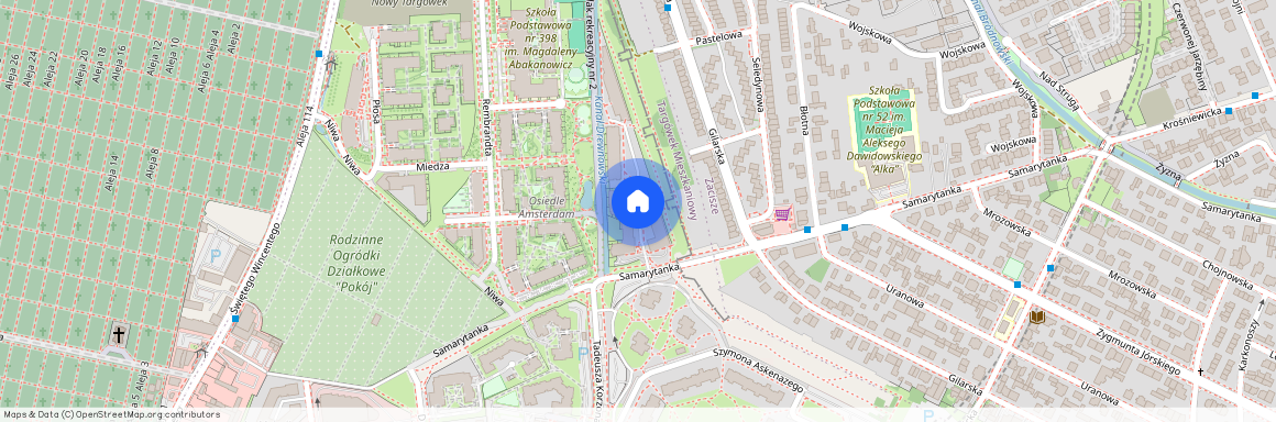 ul. Samarytanka 1, Targówek Mieszkaniowy, Targówek, Warszawa, mazowieckie