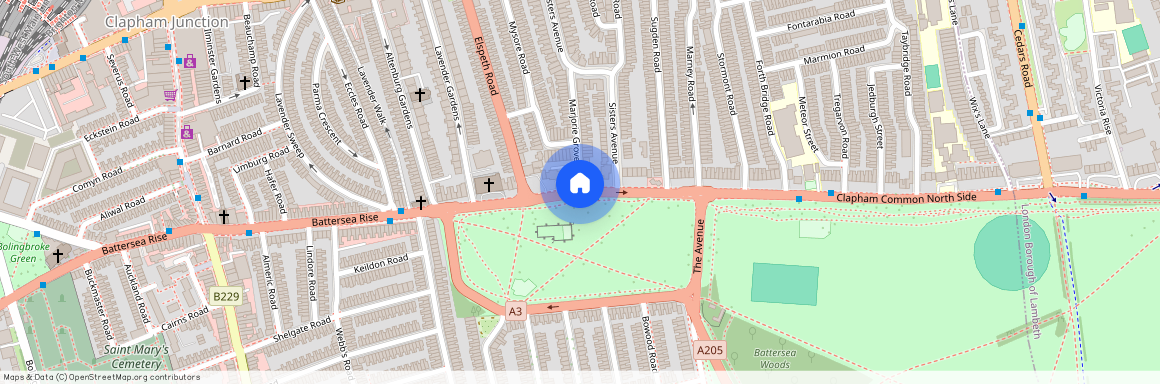 Thirsk Road, SW11, Clapham Common North Side, London, SW11
