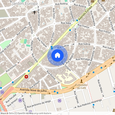 Rua Turquia, Jardim Europa, São Paulo - SP, 01449-070, Brazil