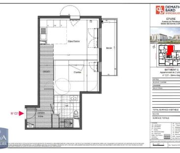 Appartement à louer 2 pièces 46.94m² - Photo 1