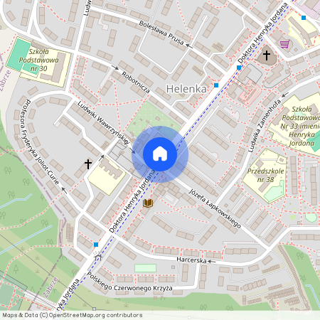 ul. dr. Henryka Jordana, Helenka, Zabrze, śląskie