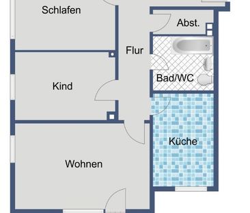 WBS erforderlich - Tolle Familienwohnung mit Balkon - Photo 2