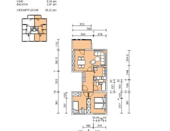 Gemütliche 3 Zimmerwohnung mit Duschbad - Photo 1