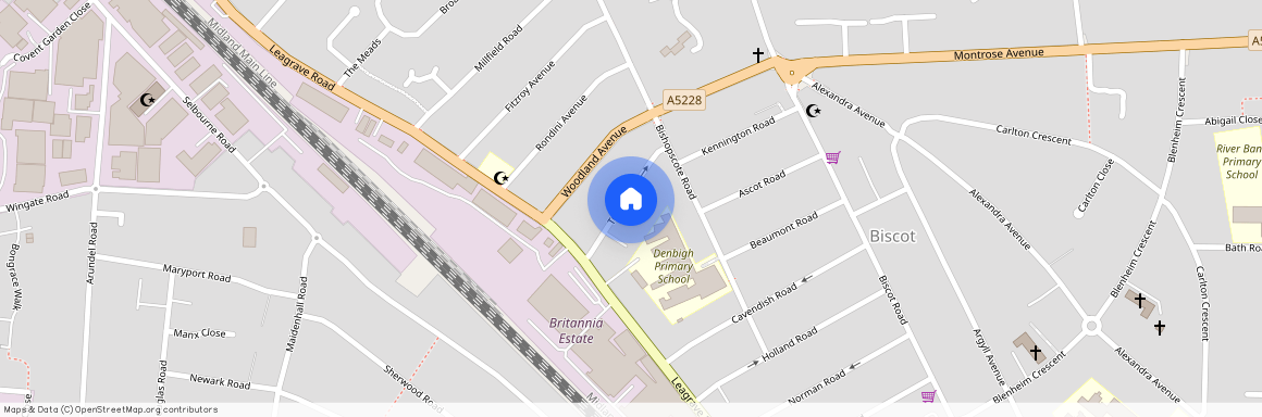 Leagrave Area - Tudor Road - 1 bedroom - Part Furnished