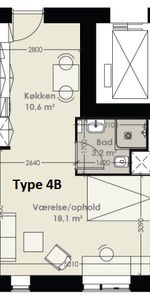 1-værelses studiebolig (Type 2) - Photo 4