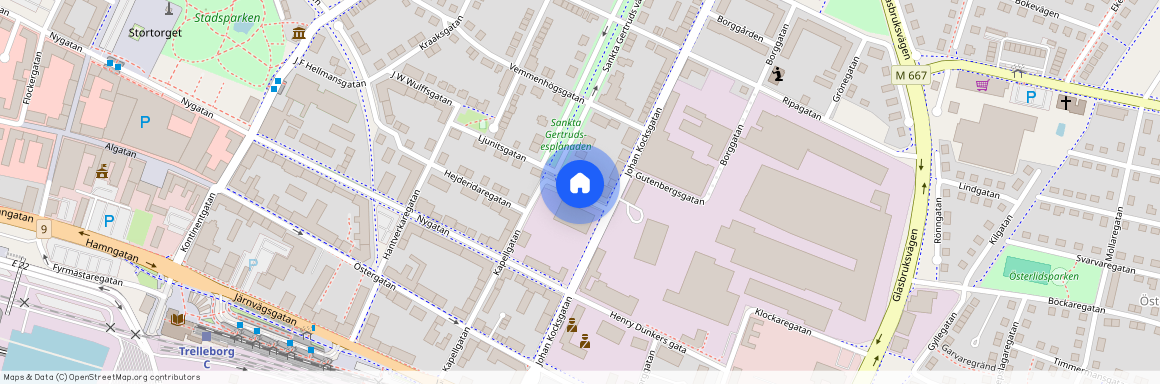 Glädjebacksgatan, Trelleborg