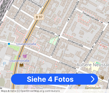 - 3 - Raumwohnung mitten in der Neustadt - Foto 1