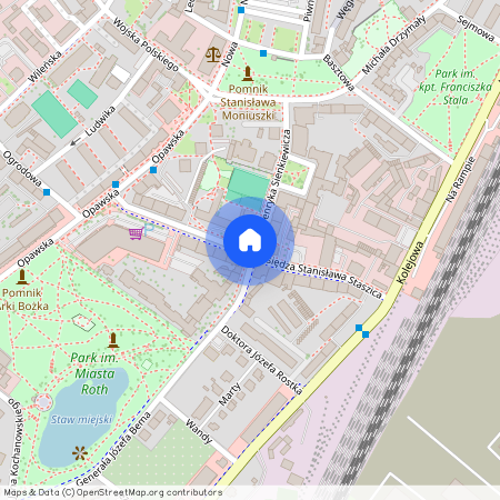 ul. ks. Stanisława Staszica, Racibórz, raciborski, śląskie