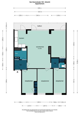 Te huur: Appartement Van Hoornekade in Utrecht - Foto 3