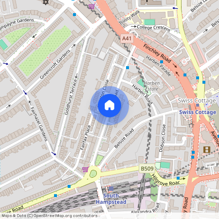 Fairfax Road, South Hampstead NW6