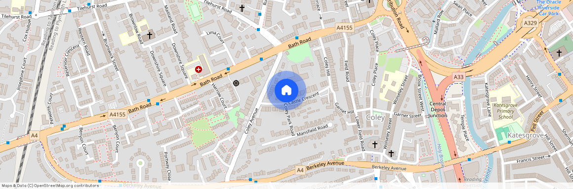Castle Crescent, Reading, Berkshire, RG1