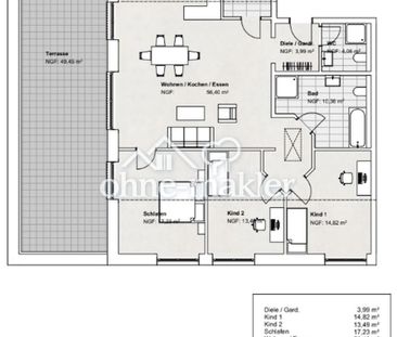 Wohnen mit Stil: Penthouse-Wohnen im Grünen – 4-Zimmer-Dachgeschoss... - Photo 5