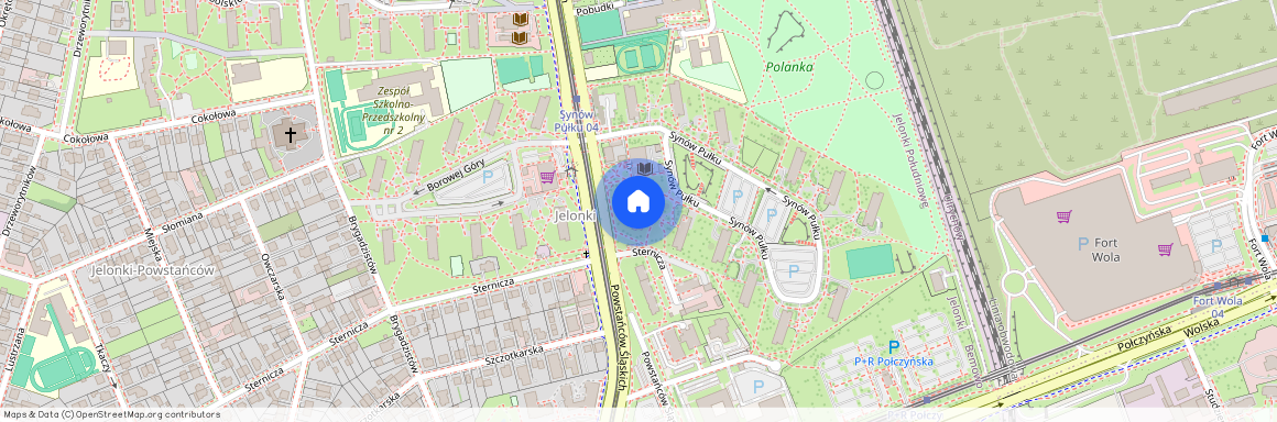 ul. Powstańców Śląskich 8, Jelonki Południowe, Bemowo, Warszawa, mazowieckie