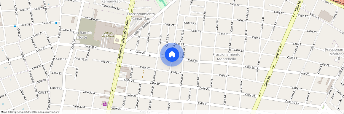Calle 22, Fraccionamiento Montebello, 97113 Mérida, YUC, Mexico