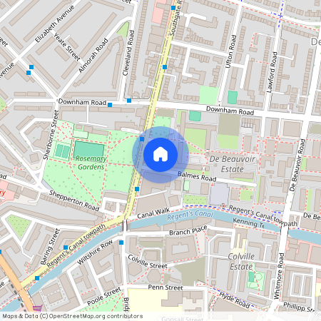 Balmes Road, De Beauvoir, N1