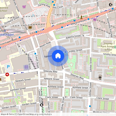 Georgette Apartments, Cendal Crescent, E1