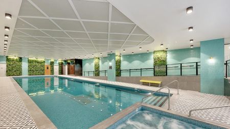 Spacious & Furnished 1-Bed Apartment I Tiled & Timber Flooring I Gym & Pool - Photo 5