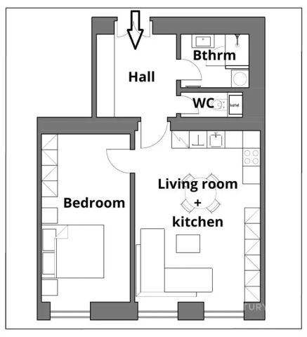 Stylový byt 2+kk na Praze 1. Cihlový dům. Dubové parkety, vysoké stropy, designová koupelna. - Photo 5