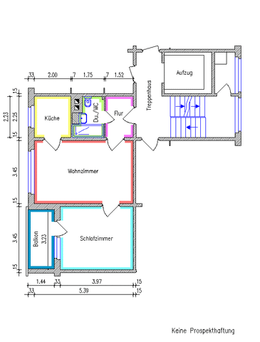 Aufzug / Balkon / Praktischer Grundriss - Foto 4