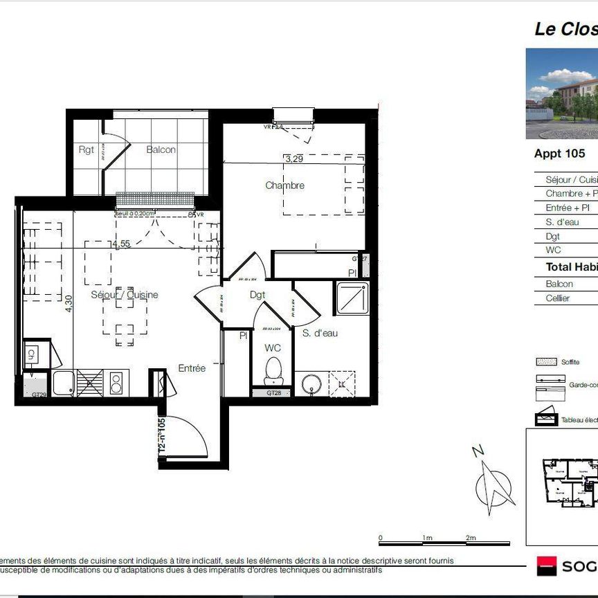 Location Appartement 2 pièces 40m² TOULOUSE 31100 - Photo 2