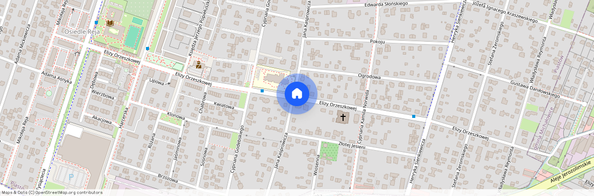 Pruszkowski, Piastów, Elizy, Orzeszkowej