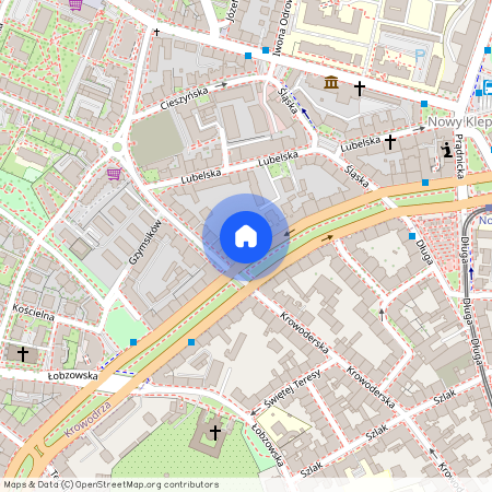 Stare Miasto, al. Juliusza Słowackiego, Kraków