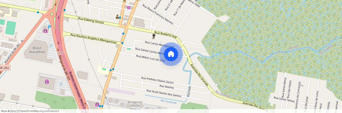 Rua Daniel Carlos Weingartner, 310, Centro - Palhoça