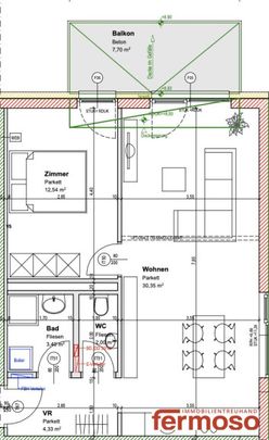 Moderne 2-Zimmer-Wohnung im Styria Center – Graz - Photo 1