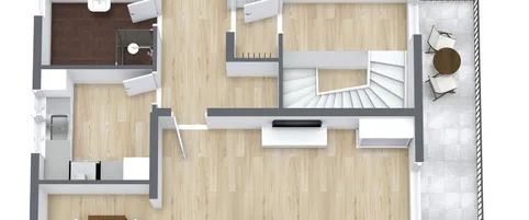 Neu renovierte Wohnung am Ortsrand mit Fernblick - Foto 1