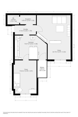Pronájem bytu 2+1 67 m² - Photo 1