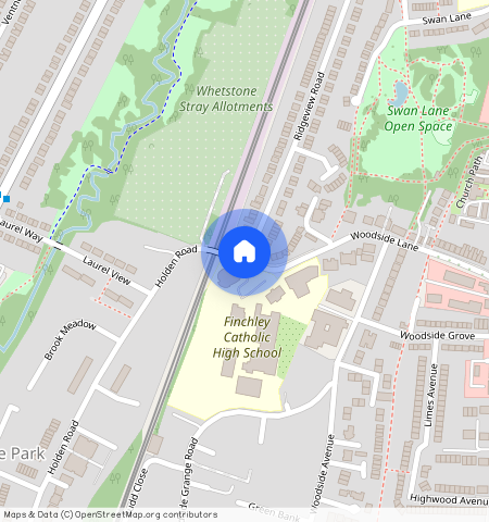 Holden Road, London, Woodside Park