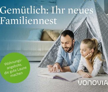 Familienfreundliche 3,5-Zimmer-Wohnung mit Balkon - Foto 1