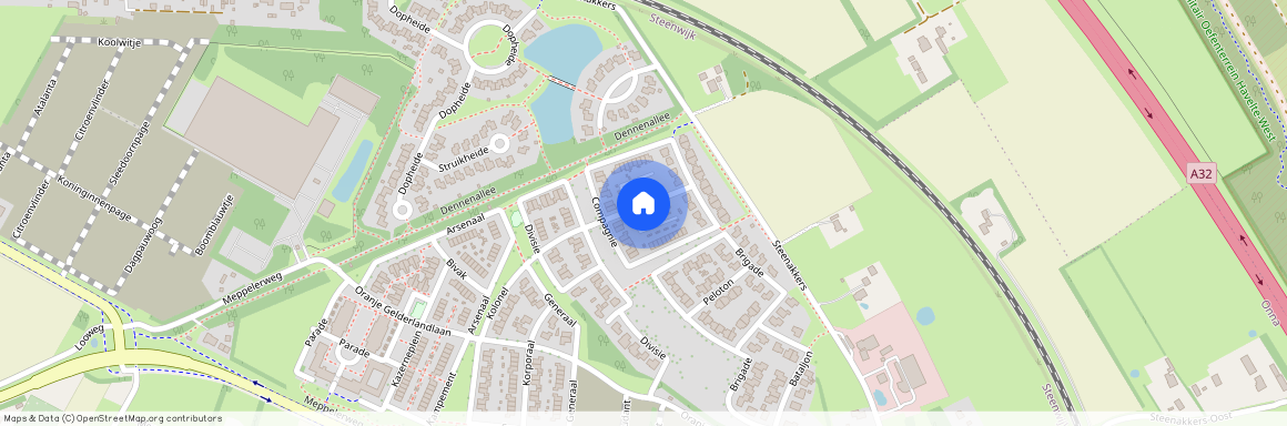 Kolonel 32, Paddenpoel en Kornputkwartier, 8333DG, Steenwijk
