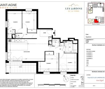 Appartement T5 GRIGNY à louer - Photo 2
