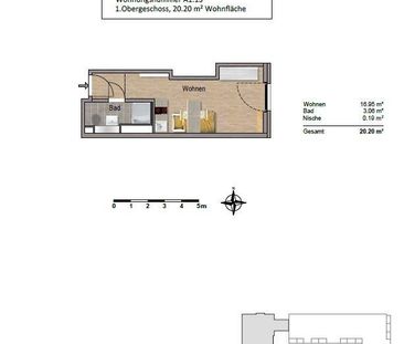 Stilvolle 1-Zimmer-Wohnung – komplett möbliert & sofort einziehen - Photo 4