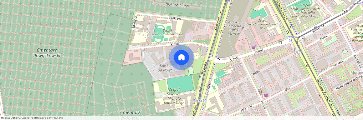 Warszawa, Wola, Powązki, Kolska, 9B