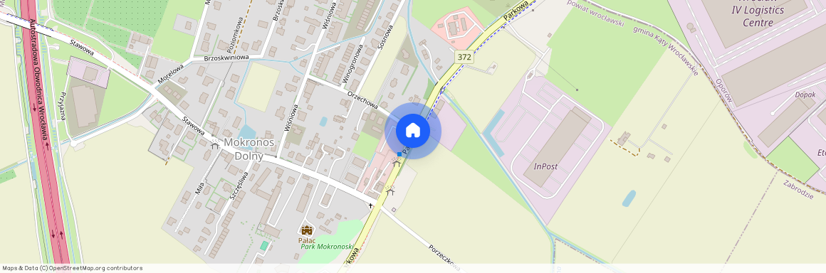 Mokronos Dolny, Kąty Wrocławskie, wrocławski, dolnośląskie